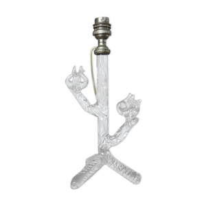 Lampe tripode en cristal arbre