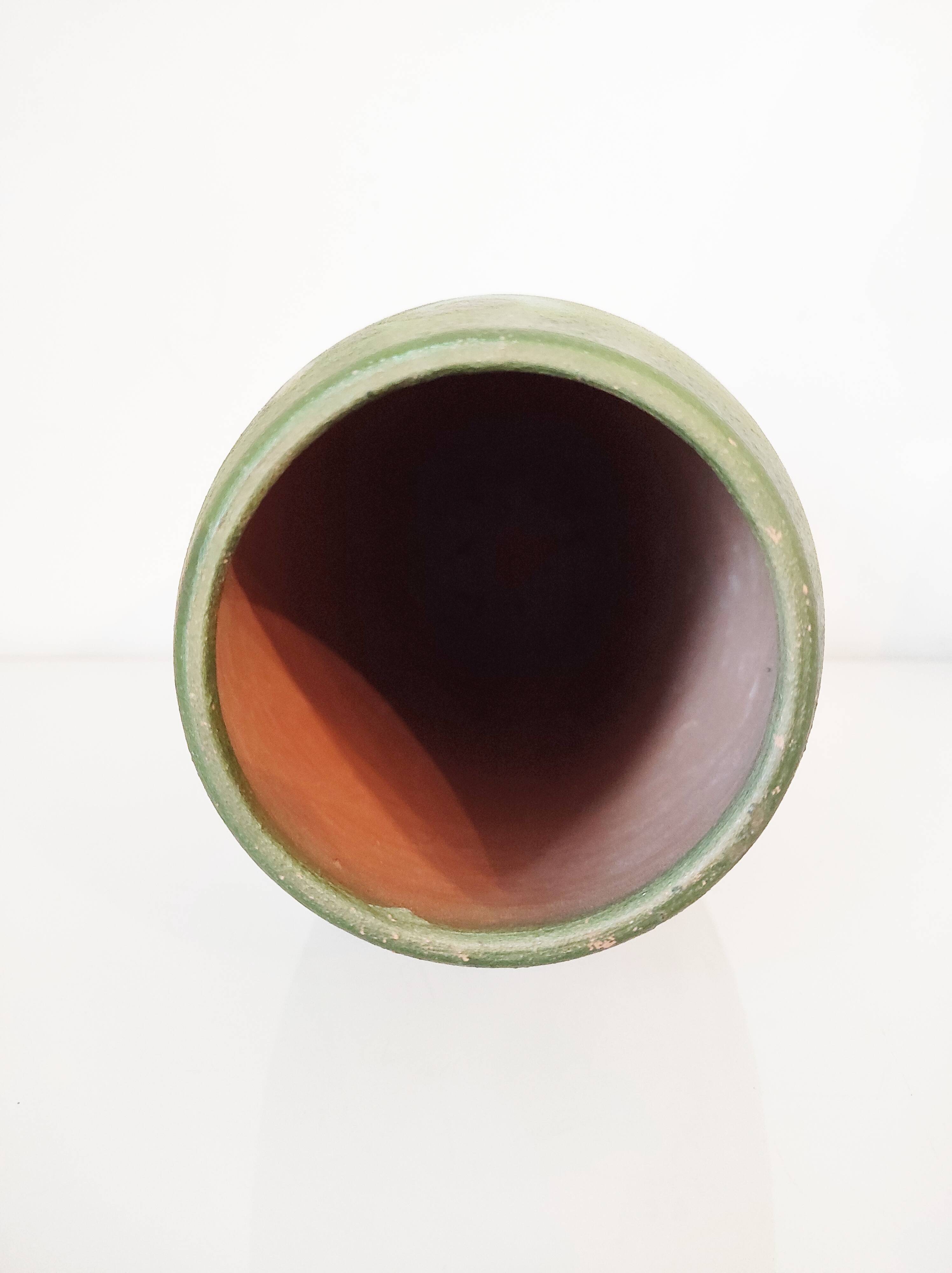 Painted Art Deco vase, 29.5 cm