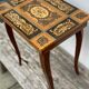 Italian Sorrento Music Box Table by Lador