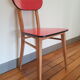 Chaise bois et formica