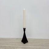 Brutalist bronze candle stick, 1970s
