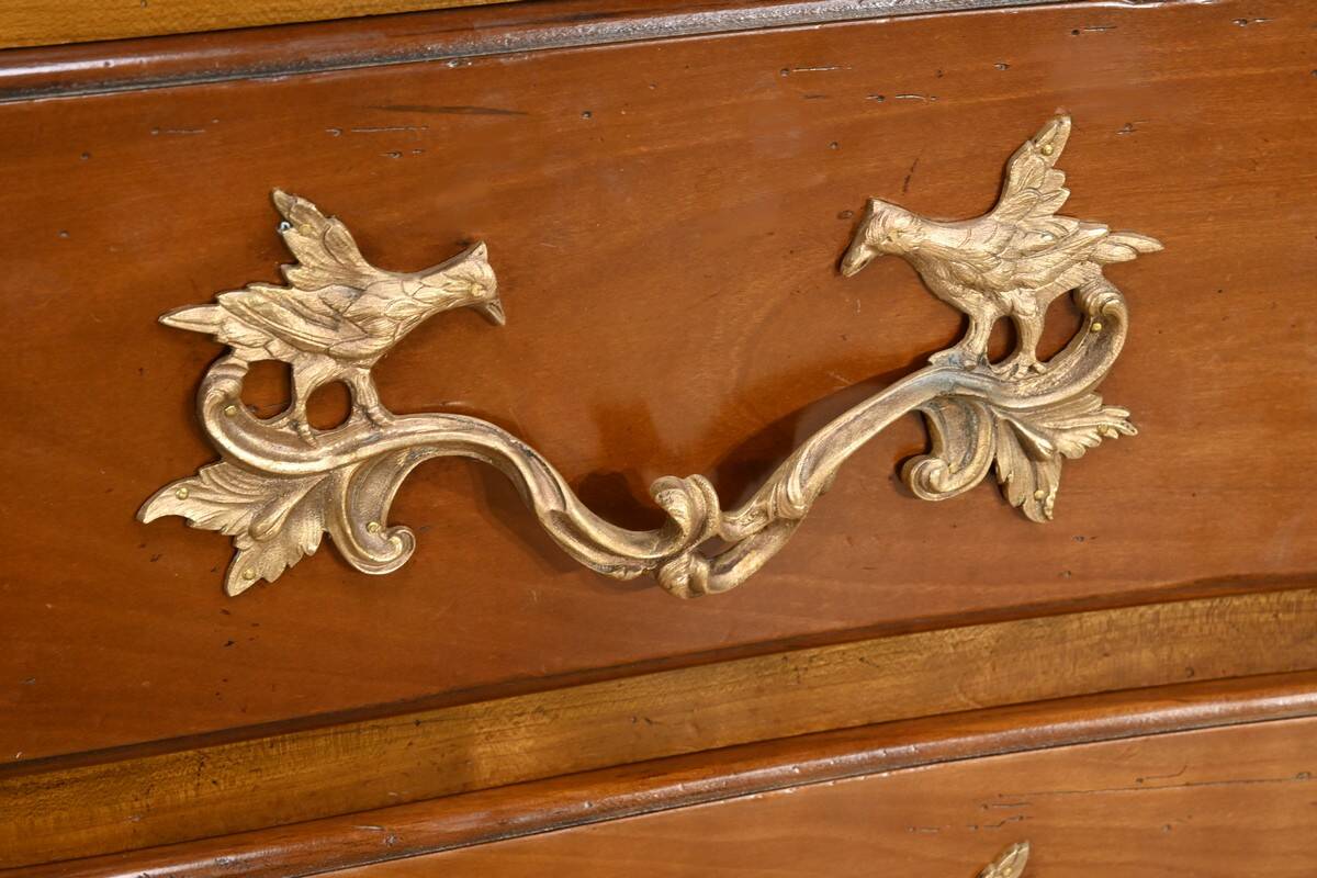 Cherrywood chest of drawers, stamped A.Mailfert – 1st part of the 20th century