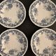 8 hollow plates Villeroy and Boch, Valeria model in vitro porcelain