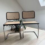 Cesca B32 chairs by Marcel Breuer