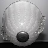 Rare Art Deco Ercole Barovier chandelier in  Murano glass. Italy 1940