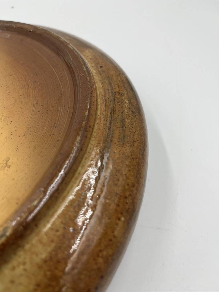 Stoneware fruit dish