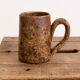 Grand mug en grès pyrité vintage 