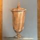 Signed painting Pastel terracotta "the terracotta jar" indigo paper