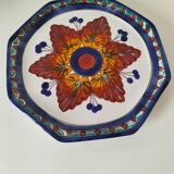 Hand painted plate Ceramica La Maga (Santo Stefano di Camastra)