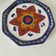 Hand painted plate Ceramica La Maga (Santo Stefano di Camastra)