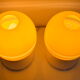 Paire de lampes de table en plastique, années 1970