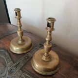 Bougeoirs en bronze