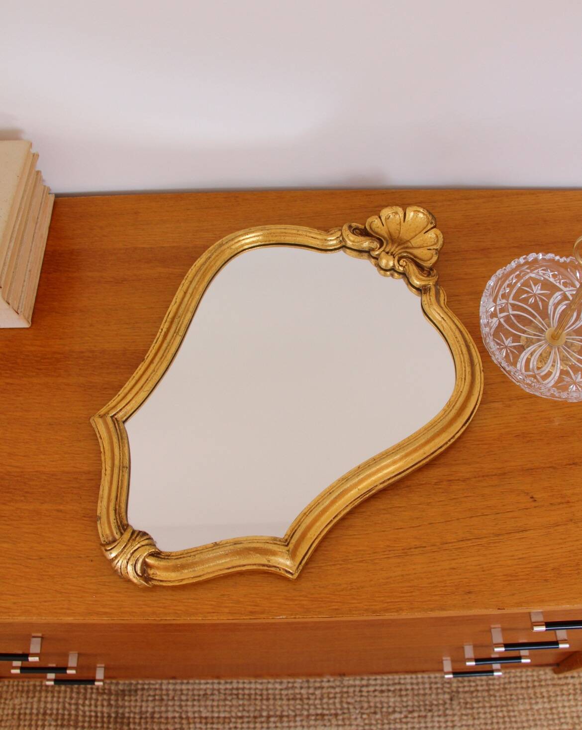 Vintage golden mirror