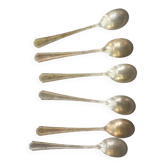 Set of 6 vintage teaspoons - Oneida Hotel Plate