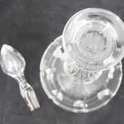 Crystal carafe Saint Louis model Cerdagne, signed, excellent condition.