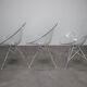 Set of 3 EROS chairs by Philippe Starck for Kartell, Italy, 1999