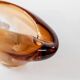 Orange Thick Glass Bowl Ashtray by Pavel Stejskal for Beranek Skrdlovice, 1970s Czech Vintage Decor