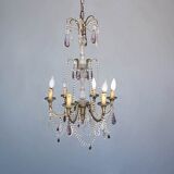 Pampille bronze chandelier and charm