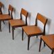 Suite de 6 chaises Johannes Andersen des années 1960