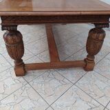 Renaissance style oak table