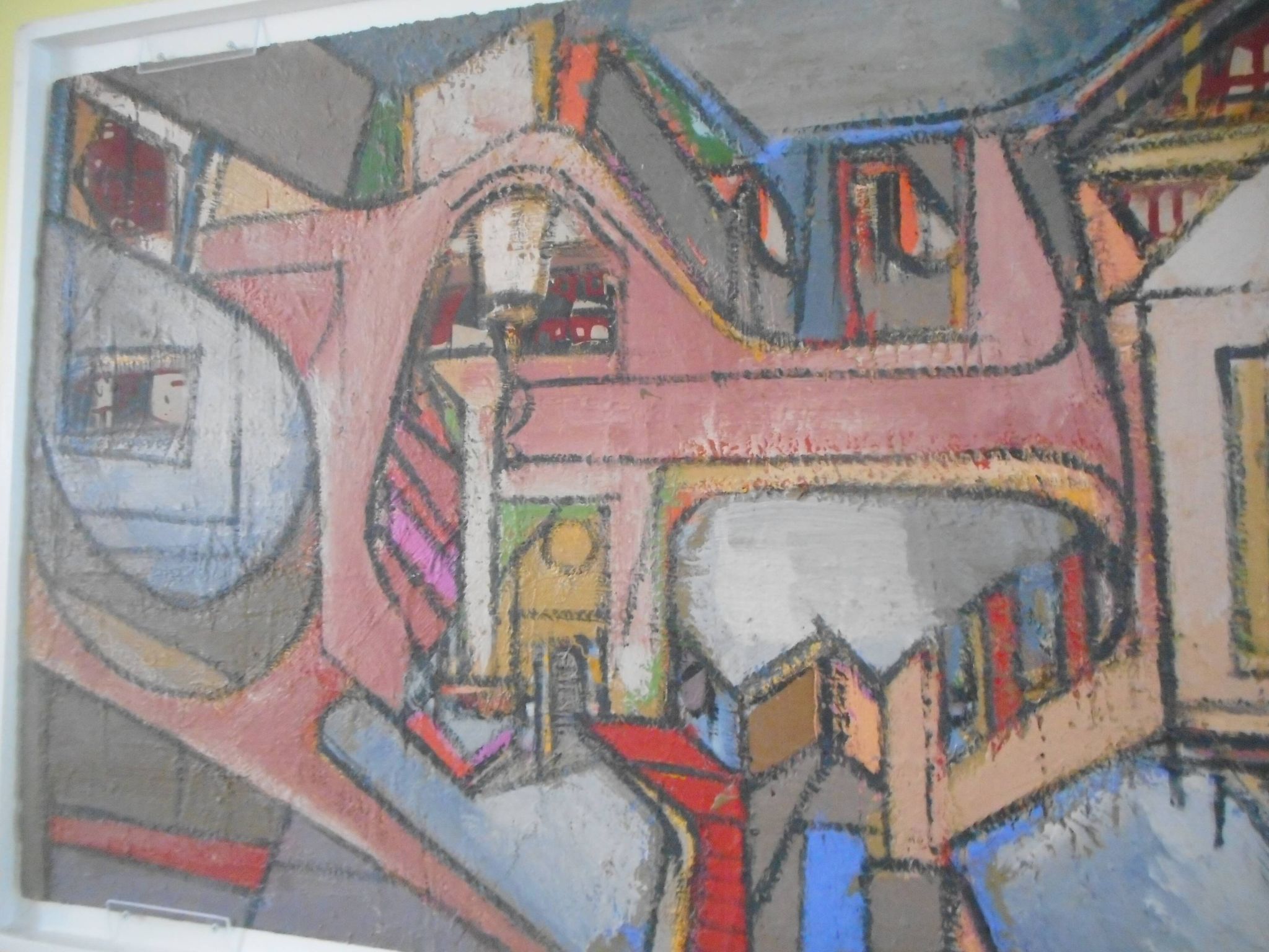 Tableau "composition abstraite" de jean besnard