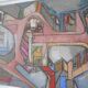 Tableau "composition abstraite" de jean besnard