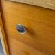 Vintage oak commode from the 1960s.