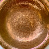 Hammered Villedieu copper basin