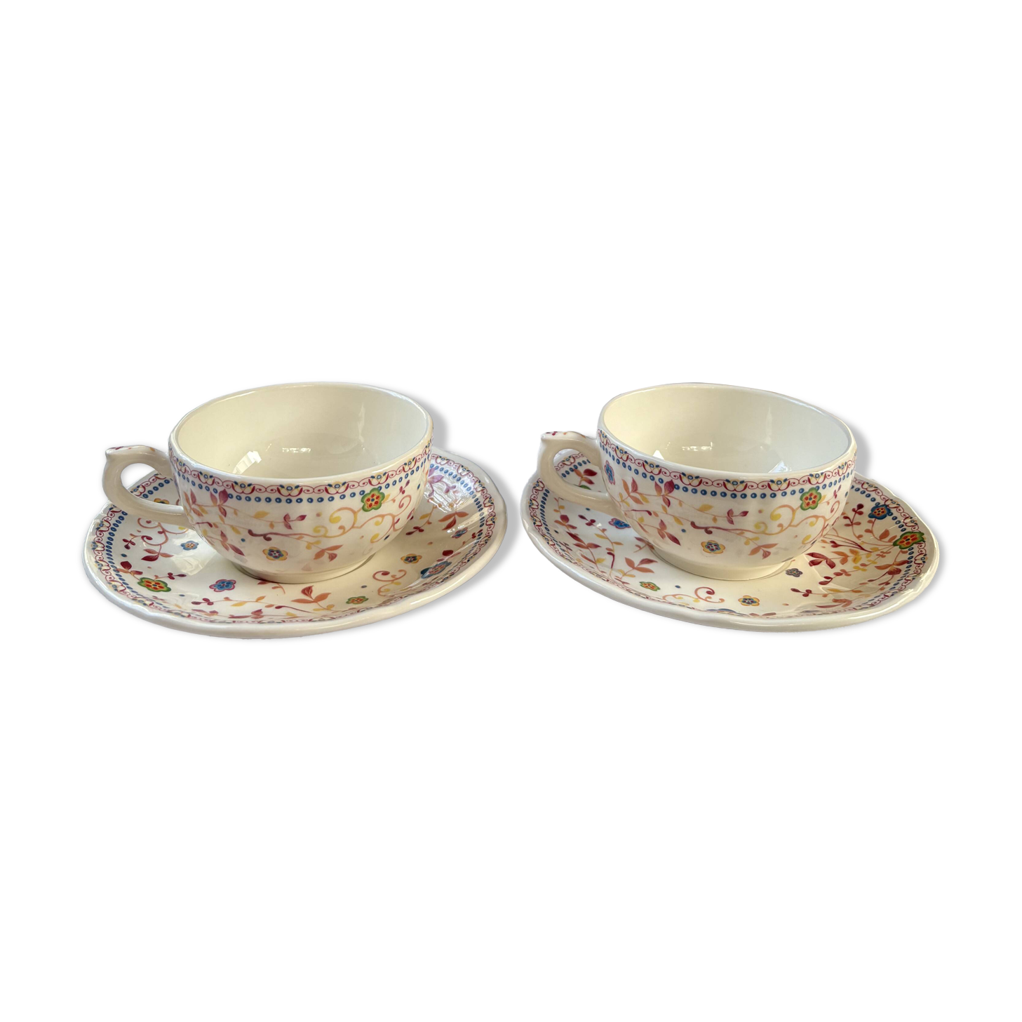 Duo de tasses Gien modèle Colette