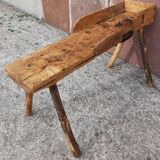Folk art bench