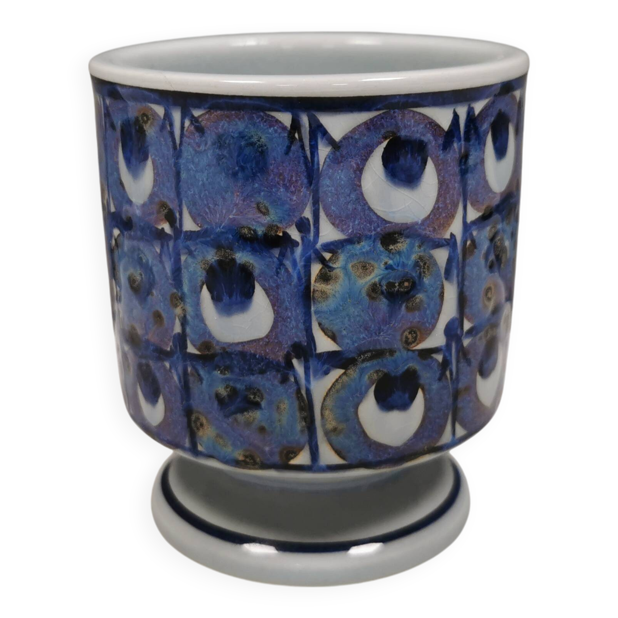 Decorated mug for Danish Aluminia 1950-60s