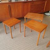 Scandinavian trundle tables - Design Mobelintarsia -