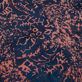 Hand-knotted persian vintage 1970s 190 cm x 275 cm blue wool carpet