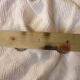 Wall coat rack in chromed metal 2 vintage hooks
