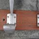School wall coat rack with 6 double hooks in wood and aluminium.