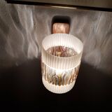 Applique verre ambré 70 ans