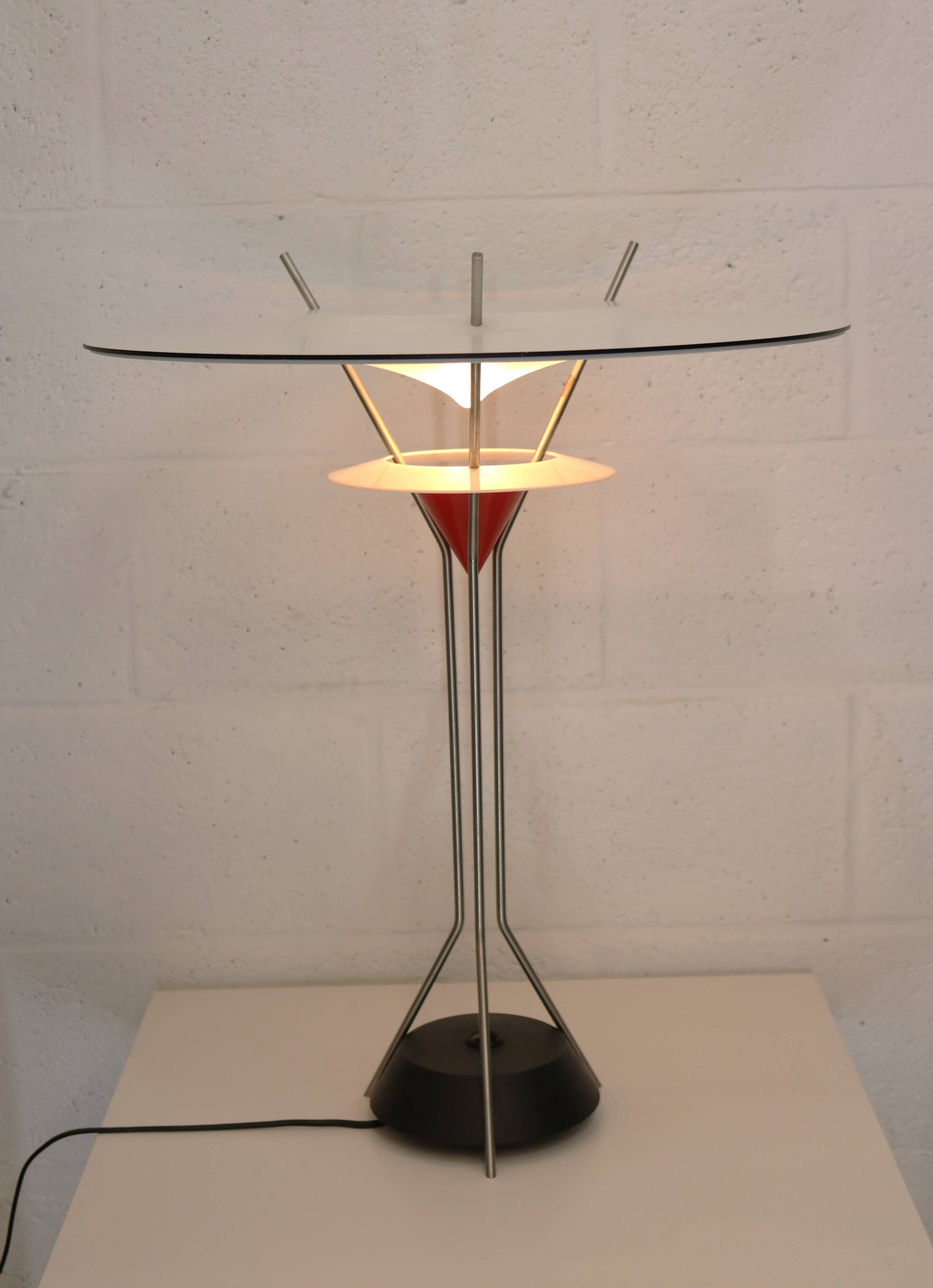 XL Space age desk lamp by Lyskilde and designed by Henrik Tengler - Denmark