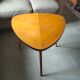 Triangular tripod coffee table
