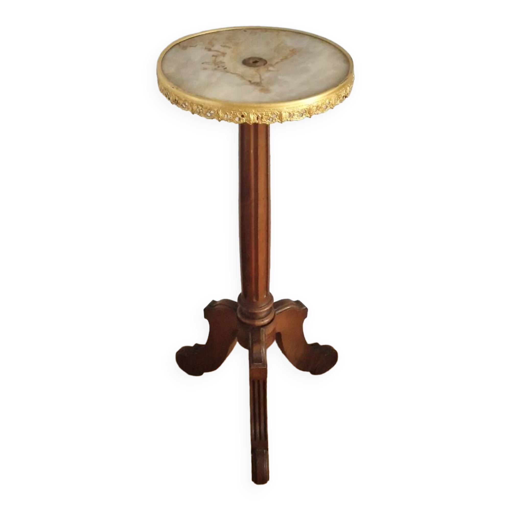 Louis xvi style high pedestal table