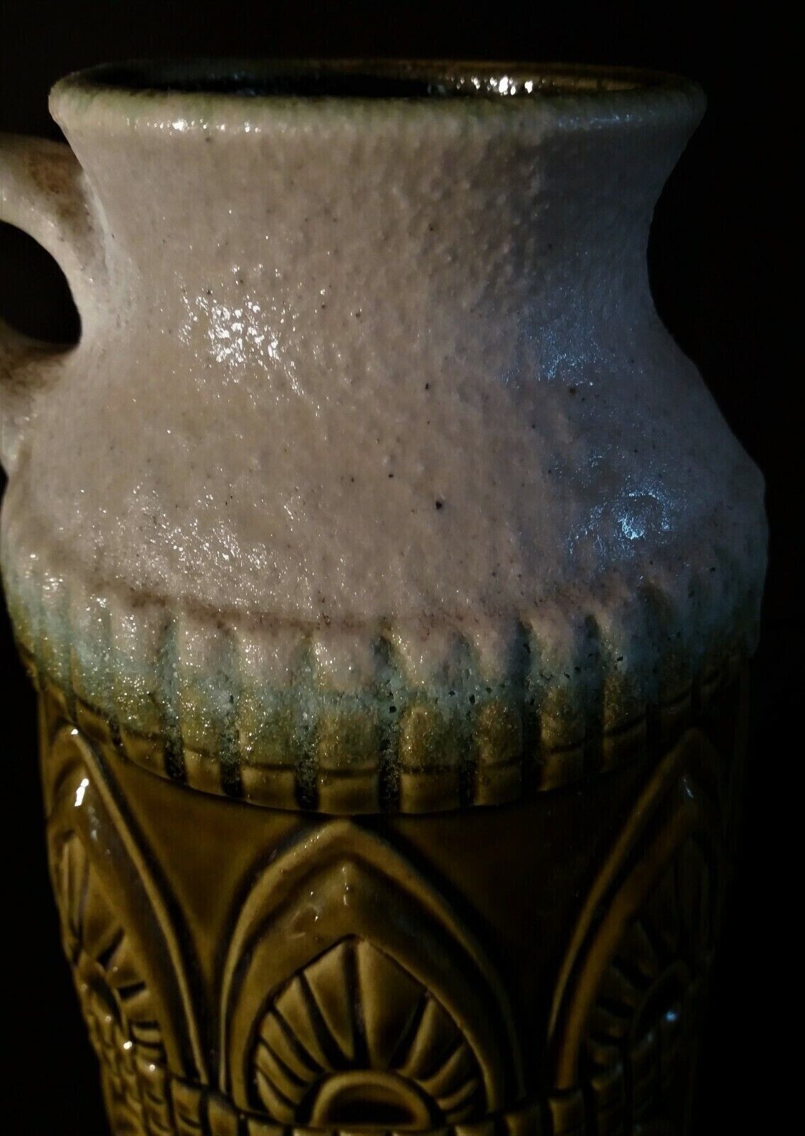 Vintage ceramic vase 60s Germany