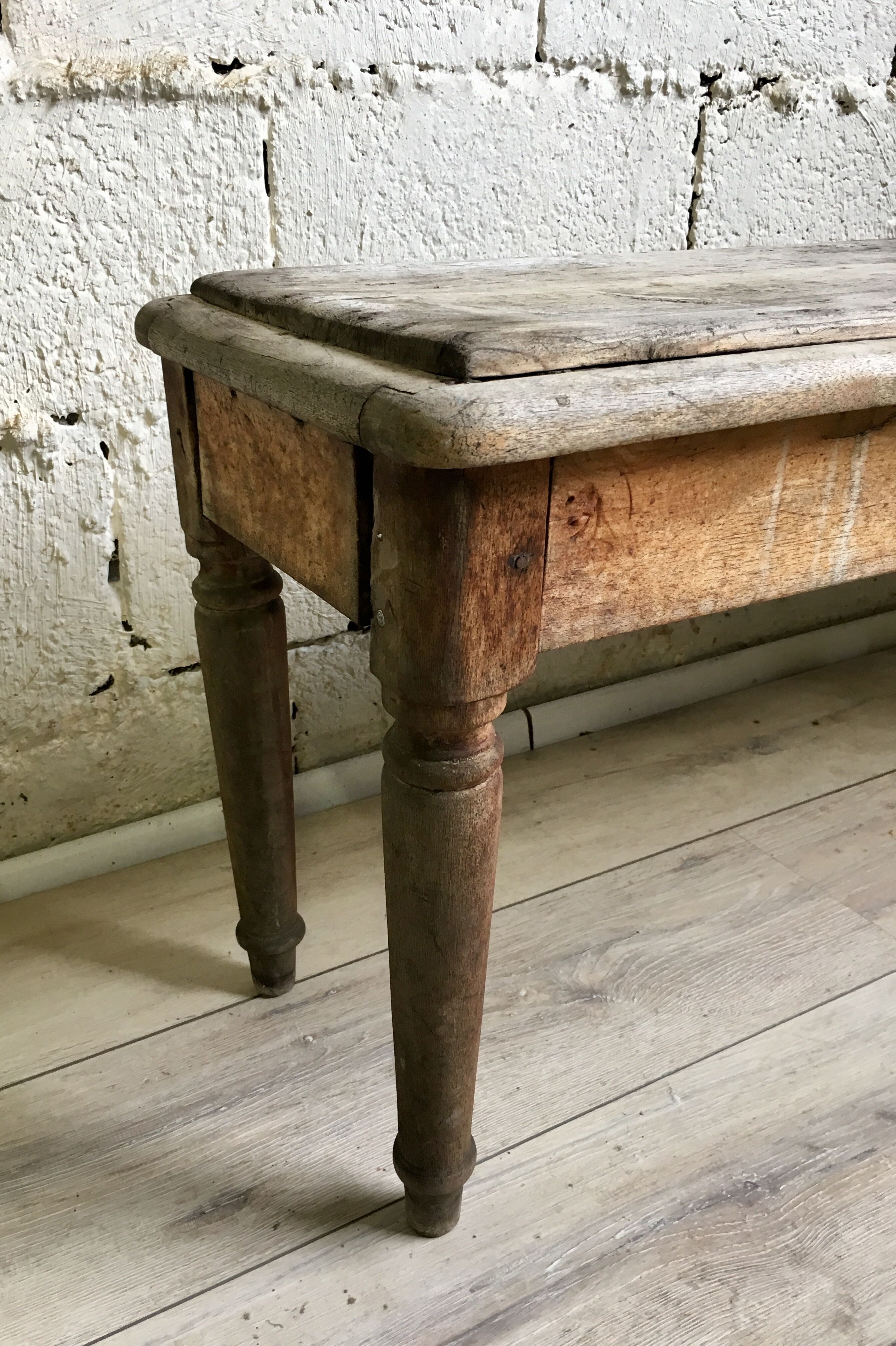 Former oak bench, 1900