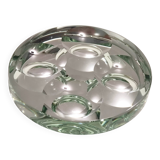 Cendrier en verre dépoli vert Nil par Max Ingrand pour Fontana Arte, Italie