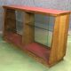 Oak store glass counter in the 1940s