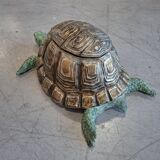Scultura Artistica Tartaruga in Metallo