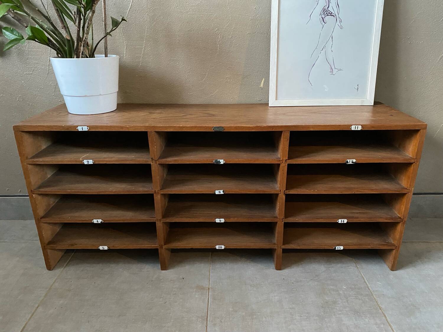 Vintage locker furniture (TV cabinet)