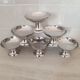 6 coupes en inox 18/10 glace dessert