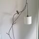Hirondelle floor lamp by Patrice Gruffaz steel and bronze