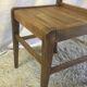 Series of 4 solid wooden chairs by René Gabriel 40/50