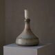 Modern Danish decorative table lamp in stoneware with flared base, Denmark, 1960s.