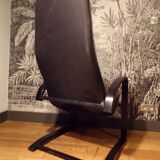 Scandinavian leather armchair